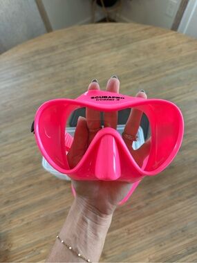 Pink Scuba Pro Trinidad 3 Swim Dive Mask